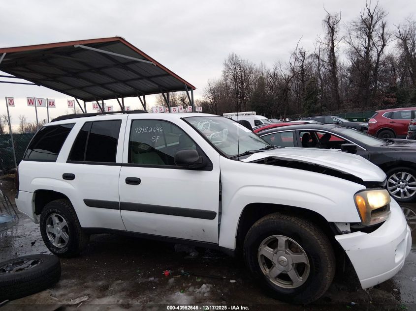 2005 Chevrolet Trailblazer Ls VIN: 1GNDT13S552317920 Lot: 43952646
