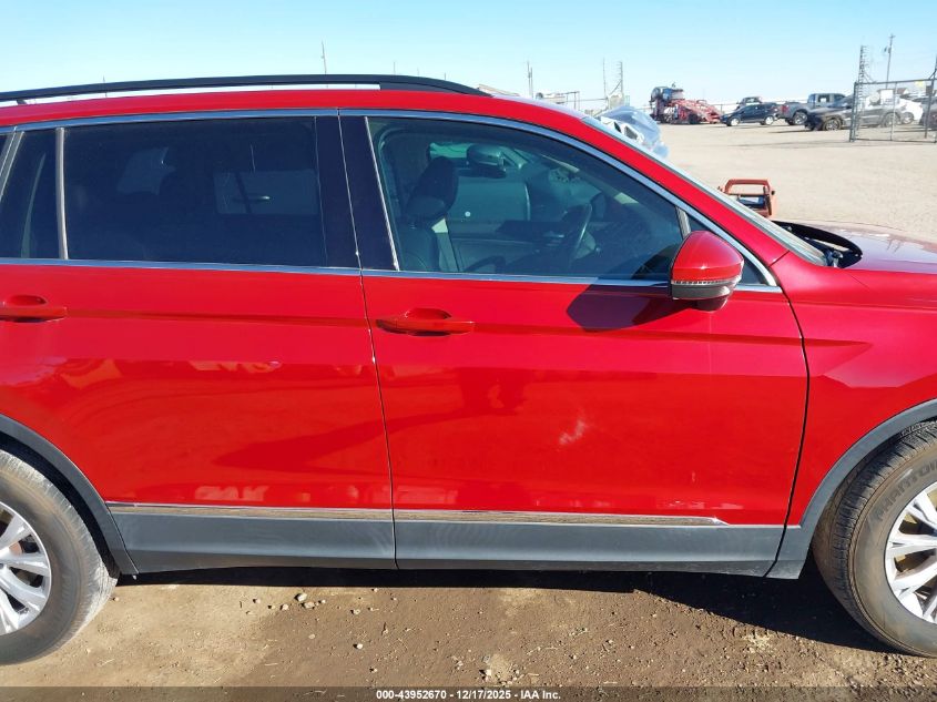 2018 Volkswagen Tiguan 2.0T Se/2.0T Sel VIN: 3VV3B7AX2JM149991 Lot: 43952670