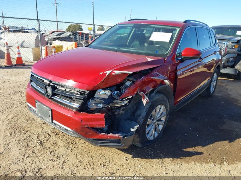 2018 Volkswagen Tiguan 2.0T Se/2.0T Sel VIN: 3VV3B7AX2JM149991 Lot: 43952670