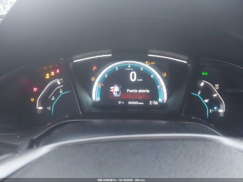 2020 Honda Civic Ex VIN: SHHFK7H66LU209236 Lot: 43952674