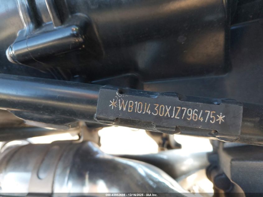 2018 BMW R Nine T Urban VIN: WB10J430XJZ796475 Lot: 43952686