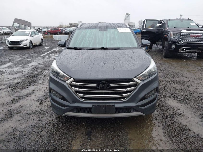2018 Hyundai Tucson Limited VIN: KM8J33A29JU796539 Lot: 43952693