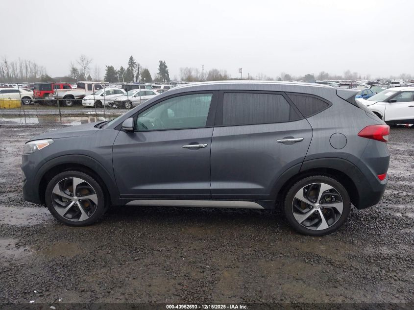 2018 Hyundai Tucson Limited VIN: KM8J33A29JU796539 Lot: 43952693