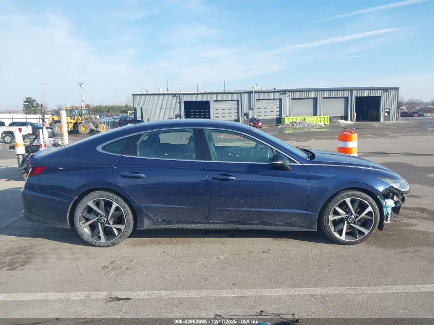 2021 Hyundai Sonata Sel Plus VIN: 5NPEJ4J24MH105658 Lot: 43952695