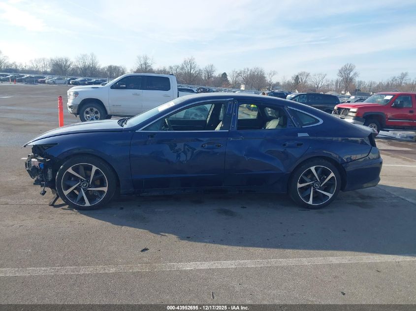 2021 Hyundai Sonata Sel Plus VIN: 5NPEJ4J24MH105658 Lot: 43952695