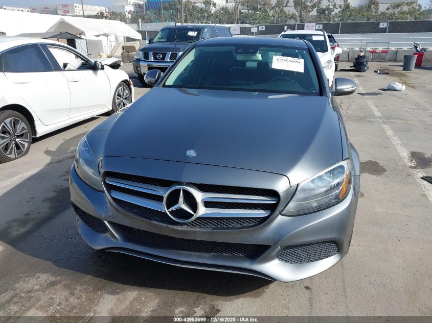 2017 Mercedes-Benz C 350E VIN: 55SWF4HB7HU223637 Lot: 43952699