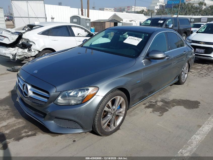 2017 Mercedes-Benz C 350E VIN: 55SWF4HB7HU223637 Lot: 43952699