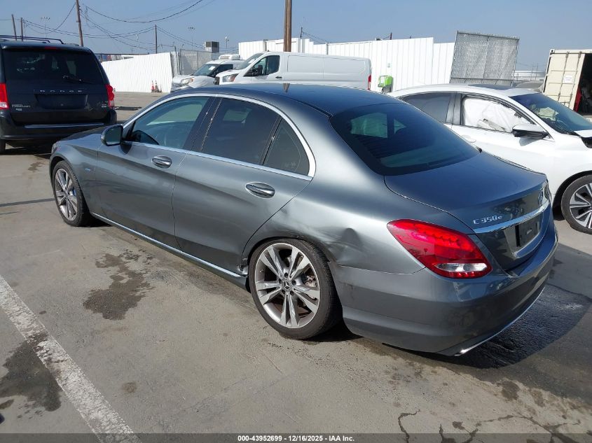 2017 Mercedes-Benz C 350E VIN: 55SWF4HB7HU223637 Lot: 43952699