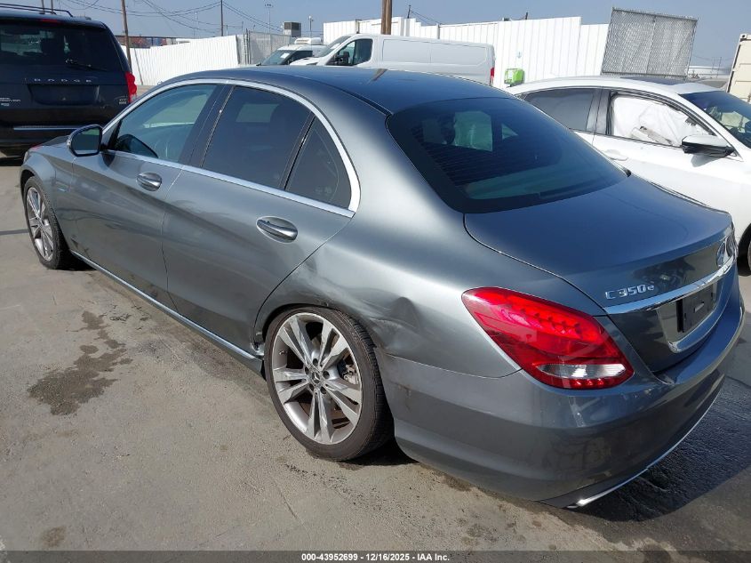 2017 Mercedes-Benz C 350E VIN: 55SWF4HB7HU223637 Lot: 43952699