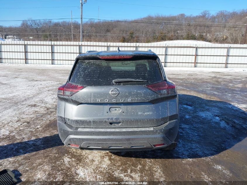 2022 Nissan Rogue Sl Intelligent Awd VIN: 5N1BT3CB7NC697957 Lot: 43952704