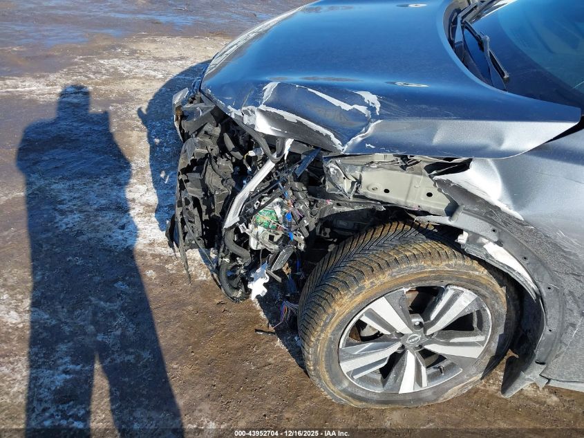 2022 Nissan Rogue Sl Intelligent Awd VIN: 5N1BT3CB7NC697957 Lot: 43952704