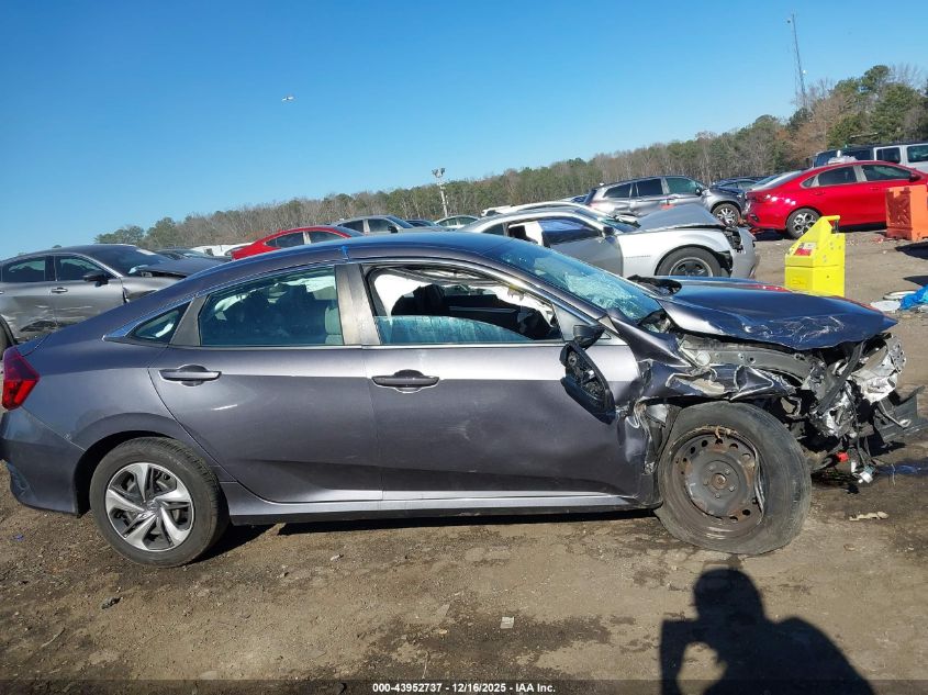 2019 Honda Civic Lx VIN: 19XFC2F64KE018309 Lot: 43952737