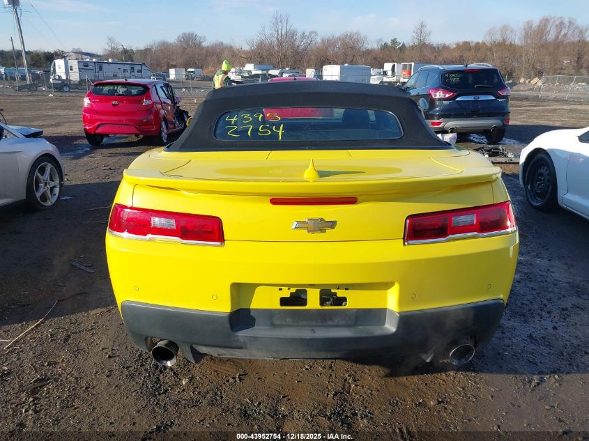 2014 Chevrolet Camaro 1Lt VIN: 2G1FB3D36E9292270 Lot: 43952754