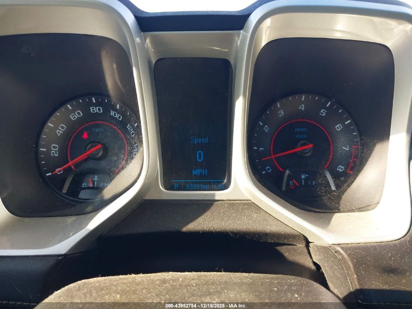 2014 Chevrolet Camaro 1Lt VIN: 2G1FB3D36E9292270 Lot: 43952754