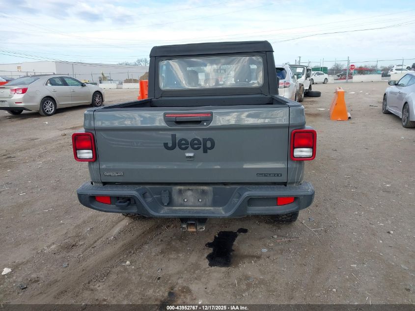2021 Jeep Gladiator Sport 4X4 VIN: 1C6HJTAGXML517301 Lot: 43952767