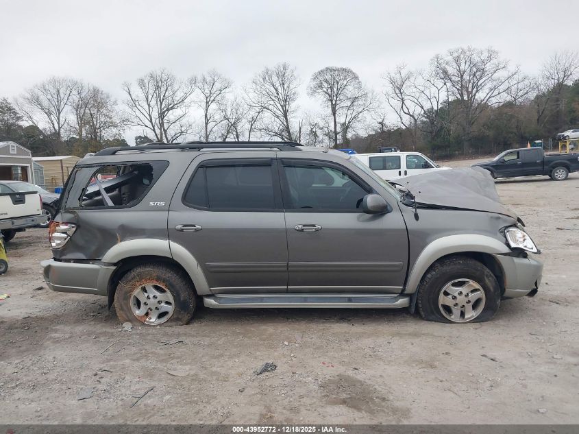 2003 Toyota Sequoia Sr5 V8 VIN: 5TDZT34A83S158221 Lot: 43952772