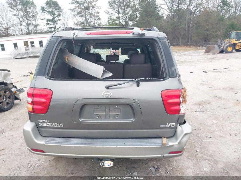 2003 Toyota Sequoia Sr5 V8 VIN: 5TDZT34A83S158221 Lot: 43952772