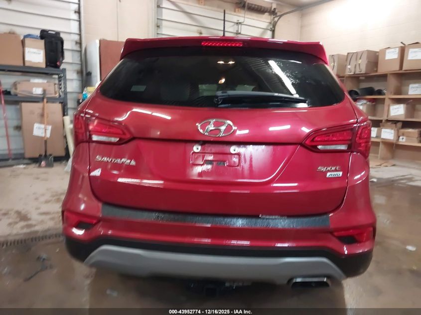 2018 Hyundai Santa Fe Sport 2.4L VIN: 5XYZTDLB5JG525392 Lot: 43952774