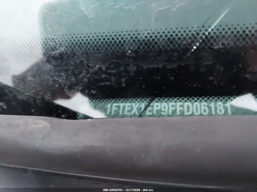 2015 Ford F-150 Xl VIN: 1FTEX1EP9FFD06181 Lot: 43952783