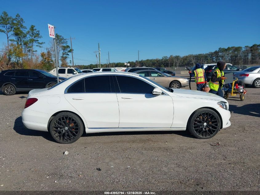 2016 Mercedes-Benz C 300 VIN: 55SWF4JB0GU099638 Lot: 43952794
