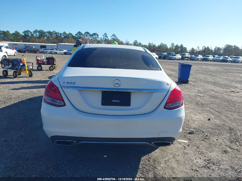 2016 Mercedes-Benz C 300 VIN: 55SWF4JB0GU099638 Lot: 43952794