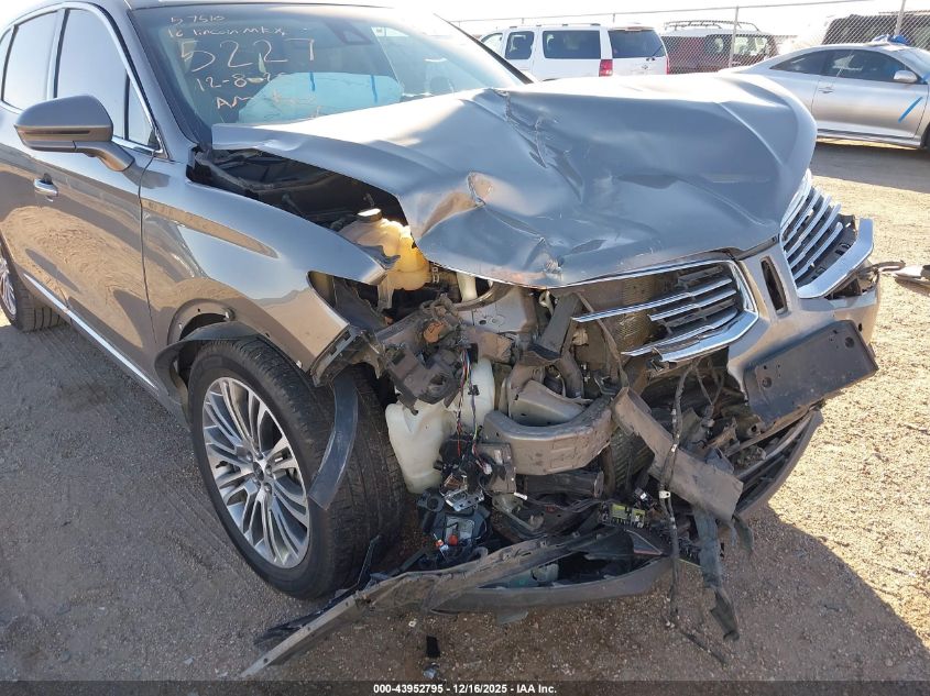 2016 Lincoln Mkx Reserve VIN: 2LMTJ6LP4GBL35227 Lot: 43952795