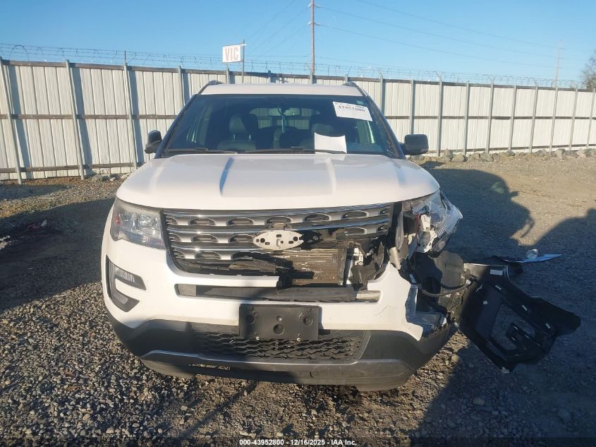 2017 Ford Explorer Xlt VIN: 1FM5K7D89HGD36267 Lot: 43952800