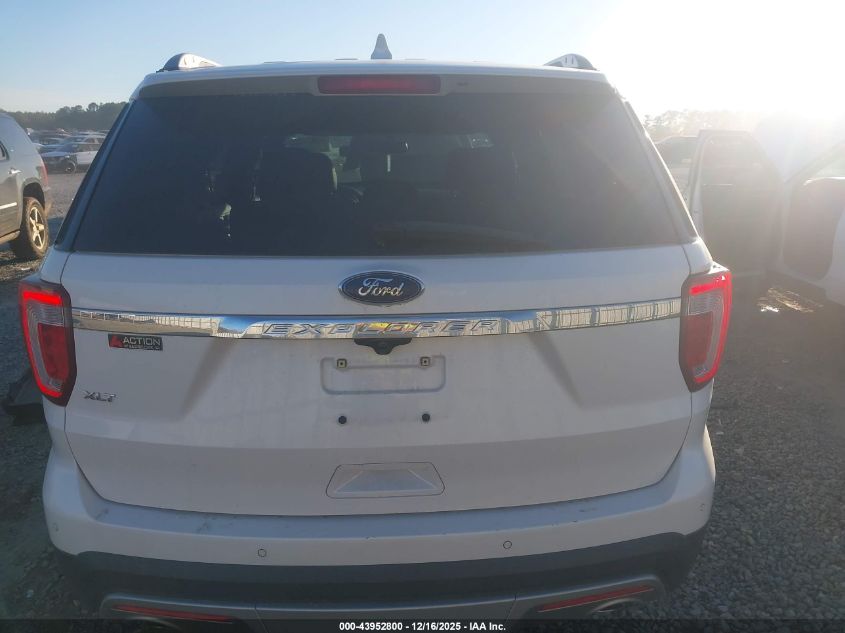 2017 Ford Explorer Xlt VIN: 1FM5K7D89HGD36267 Lot: 43952800