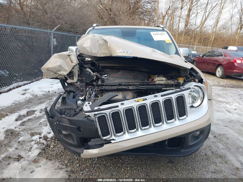 2016 Jeep Renegade Limited VIN: ZACCJBDT0GPC93137 Lot: 43952823