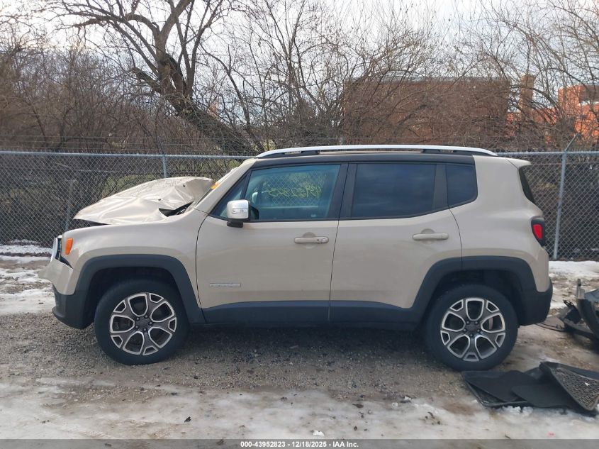2016 Jeep Renegade Limited VIN: ZACCJBDT0GPC93137 Lot: 43952823