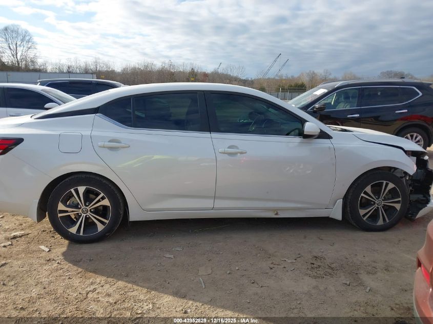 2022 Nissan Sentra Sv Xtronic Cvt VIN: 3N1AB8CV3NY218695 Lot: 43952829