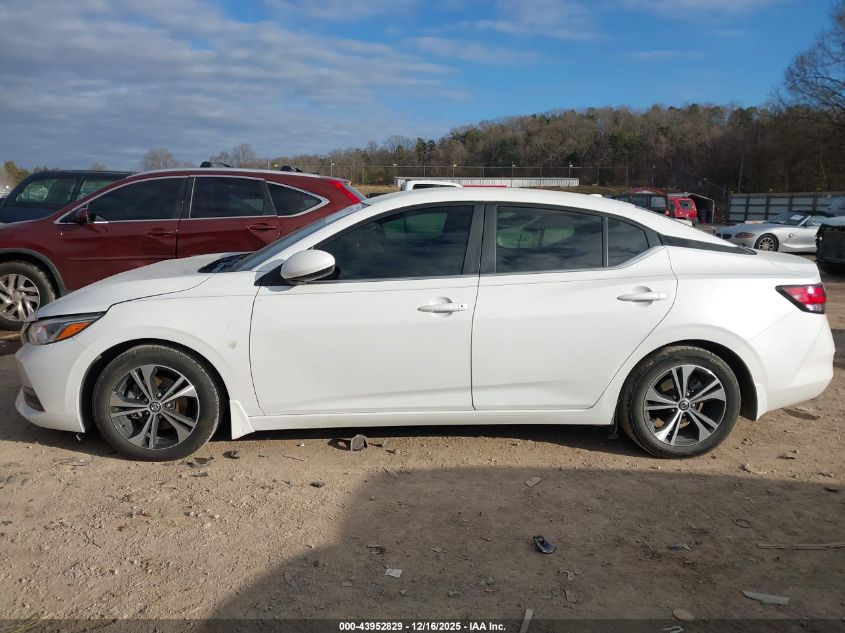 2022 Nissan Sentra Sv Xtronic Cvt VIN: 3N1AB8CV3NY218695 Lot: 43952829