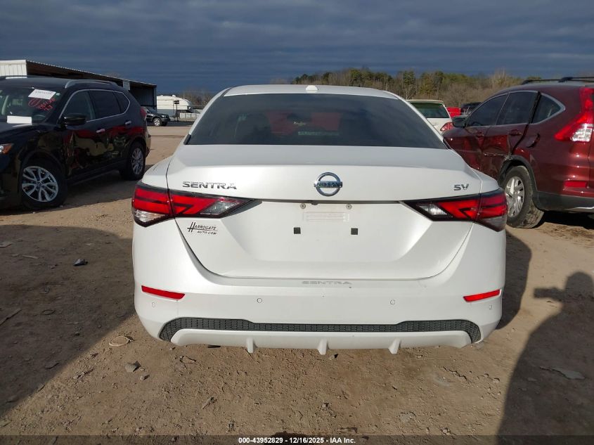 2022 Nissan Sentra Sv Xtronic Cvt VIN: 3N1AB8CV3NY218695 Lot: 43952829