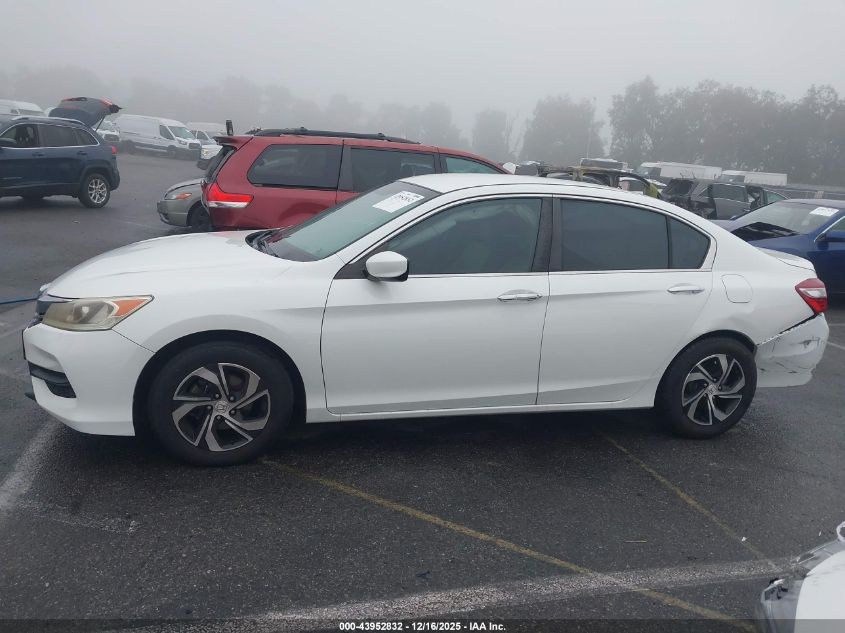 2017 Honda Accord Lx VIN: 1HGCR2F38HA142720 Lot: 43952832