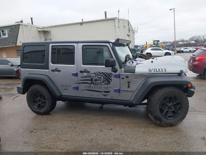 2016 Jeep Wrangler Unlimited Willys Wheeler VIN: 1C4BJWDG2GL333633 Lot: 43952838