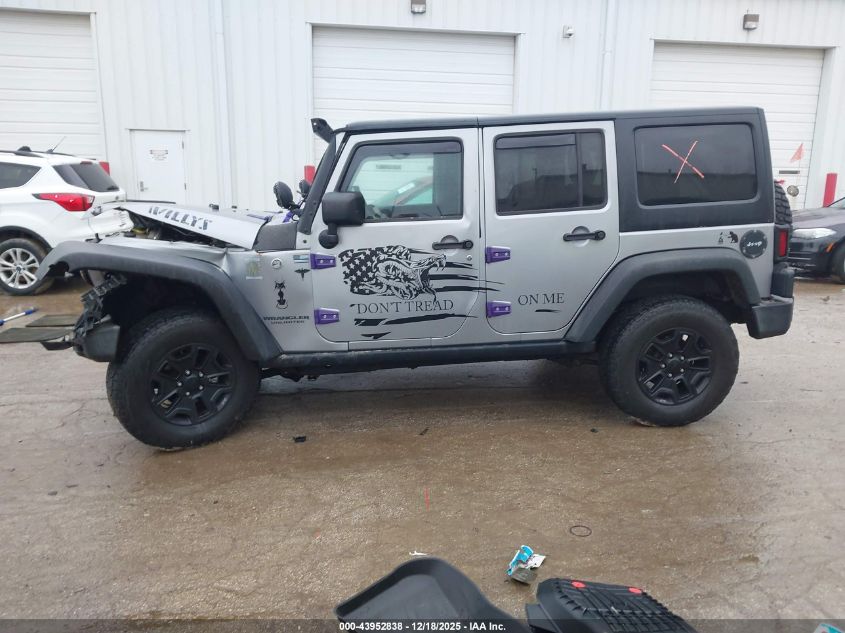 2016 Jeep Wrangler Unlimited Willys Wheeler VIN: 1C4BJWDG2GL333633 Lot: 43952838