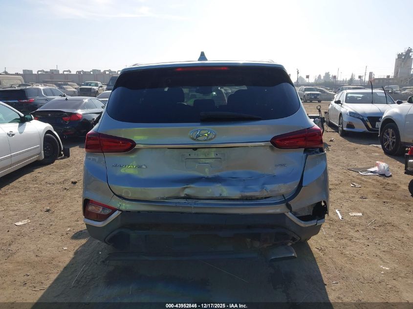 2020 Hyundai Santa Fe Sel VIN: 5NMS3CAD9LH205906 Lot: 43952846