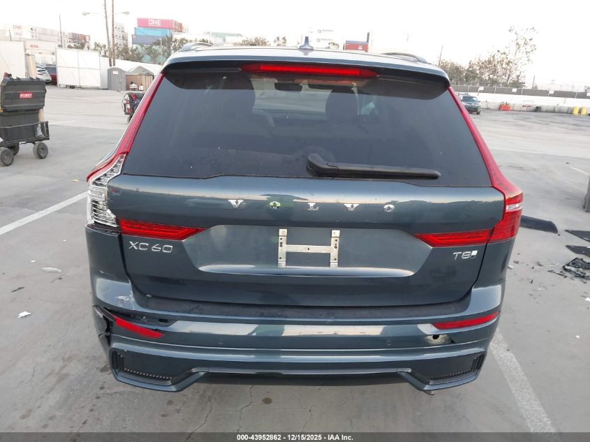 2025 Volvo Xc60 Plug-In Hybrid Plus, T8 Awd Electric/Gasoline, Dark VIN: YV4H60RC2S1074772 Lot: 43952862