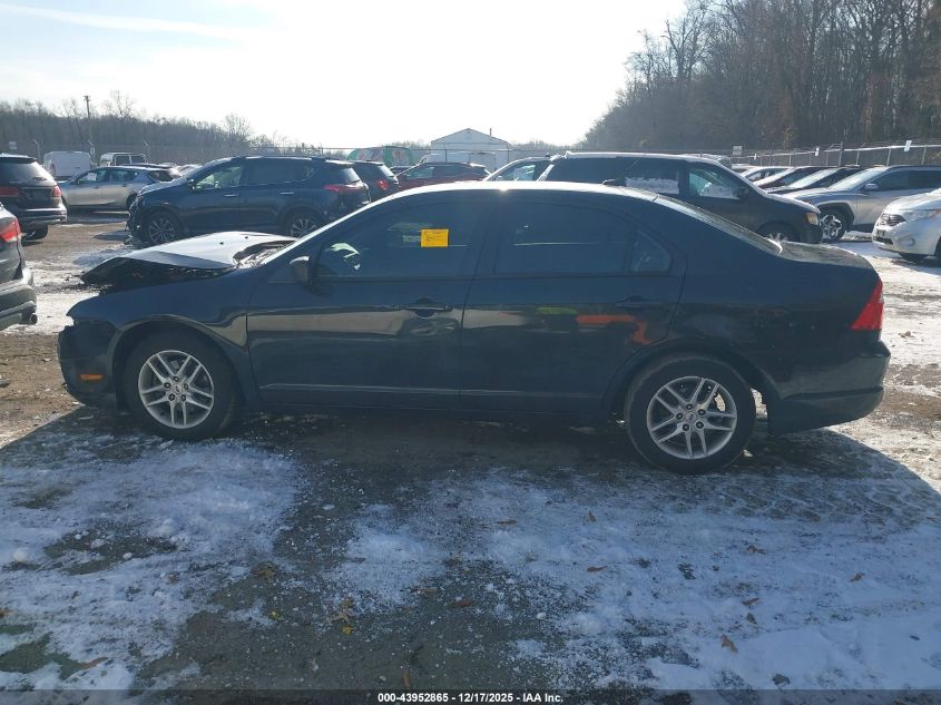 2012 Ford Fusion S VIN: 3FAHP0GA4CR199920 Lot: 43952865