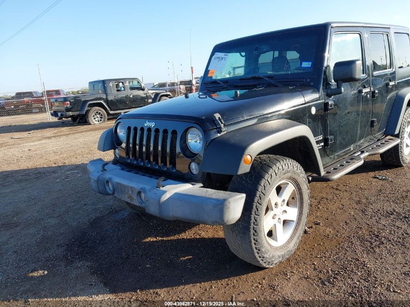 2017 Jeep Wrangler Unlimited Sport VIN: 1C4BJWDG9HL502273 Lot: 43952871