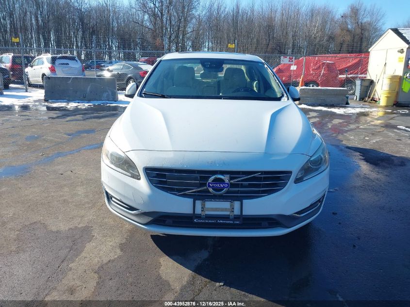 2015 Volvo S60 T5 Platinum VIN: YV1612TM0F1346838 Lot: 43952876
