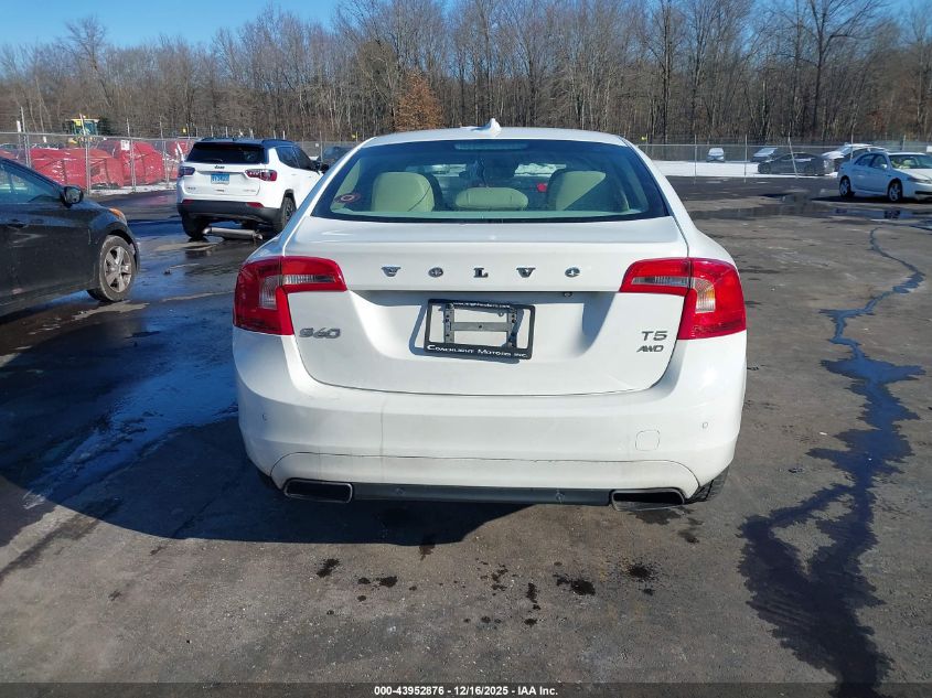 2015 Volvo S60 T5 Platinum VIN: YV1612TM0F1346838 Lot: 43952876