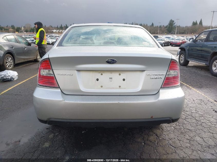 2005 Subaru Outback 3.0R VIN: 4S4BL84C854210070 Lot: 43952890