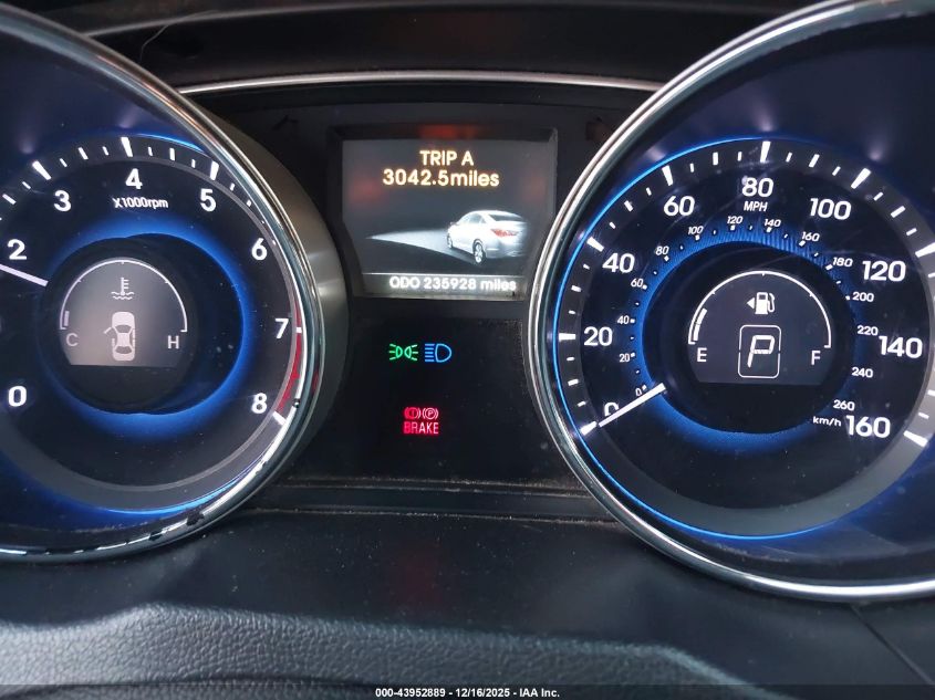 2014 Hyundai Sonata Se 2.0T VIN: 5NPEC4AB0EH829486 Lot: 43952889