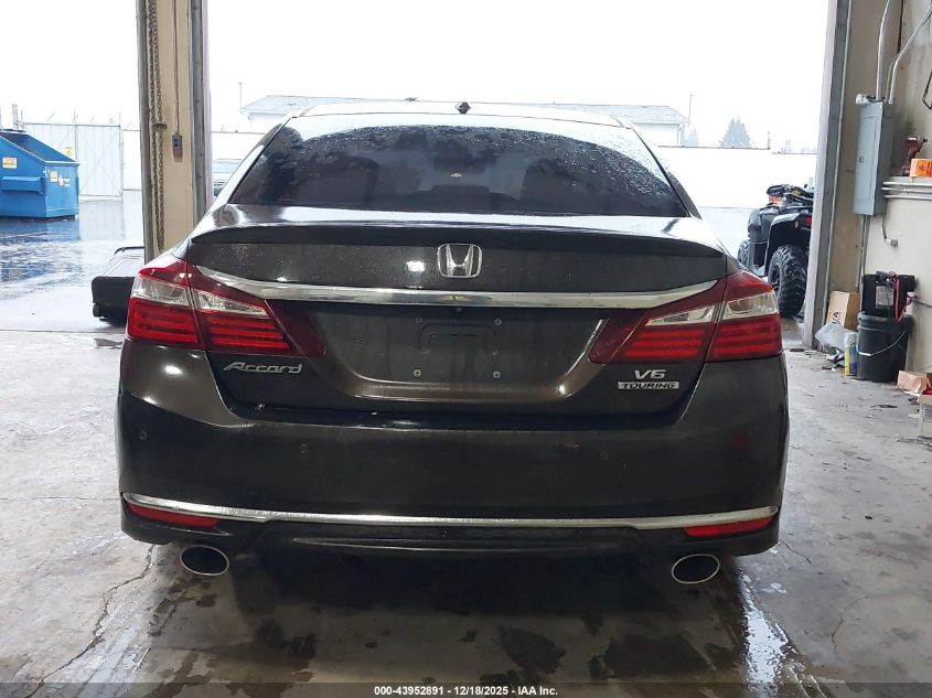 2016 Honda Accord Touring VIN: 1HGCR3F9XGA018568 Lot: 43952891