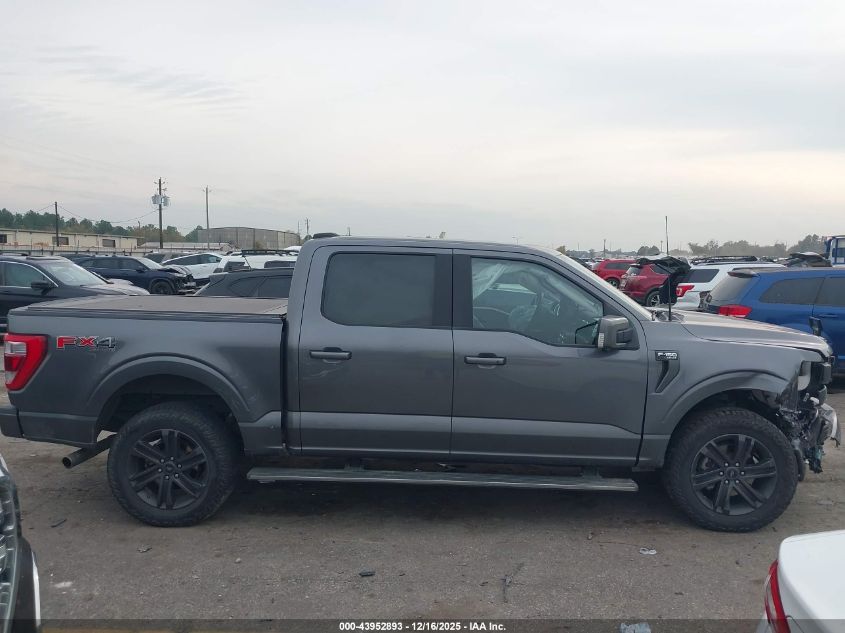 2022 Ford F-150 Lariat VIN: 1FTFW1E84NFB23432 Lot: 43952893