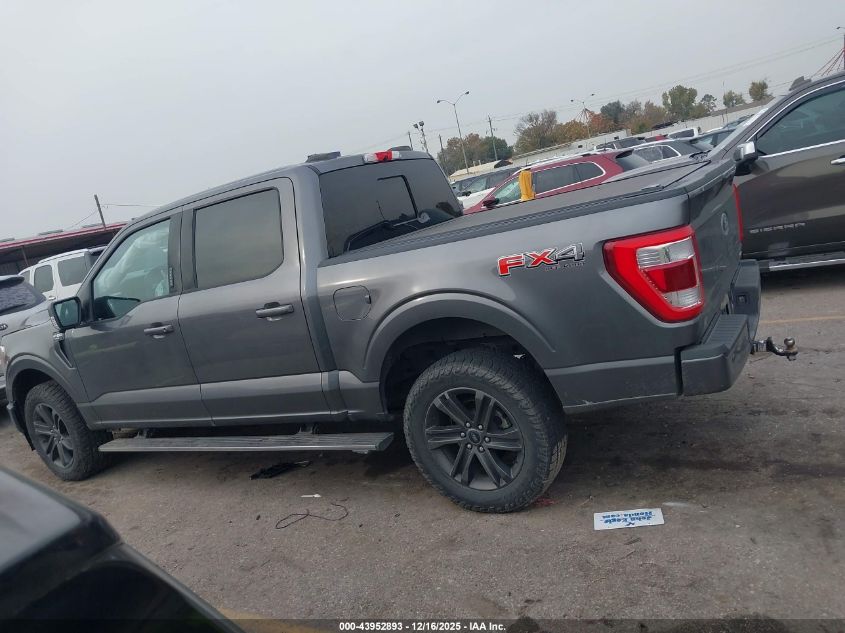 2022 Ford F-150 Lariat VIN: 1FTFW1E84NFB23432 Lot: 43952893