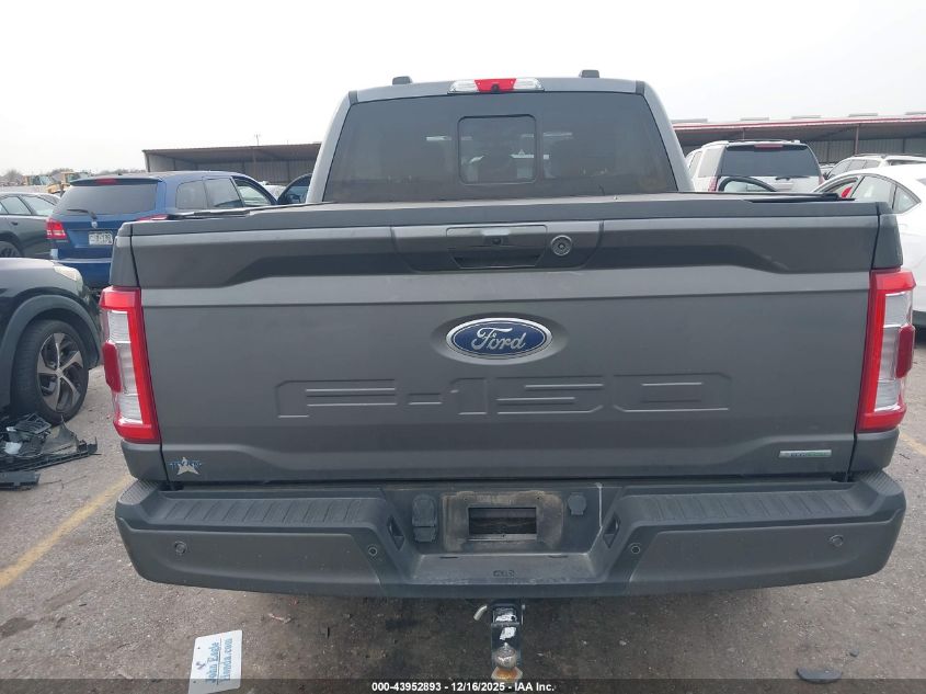 2022 Ford F-150 Lariat VIN: 1FTFW1E84NFB23432 Lot: 43952893