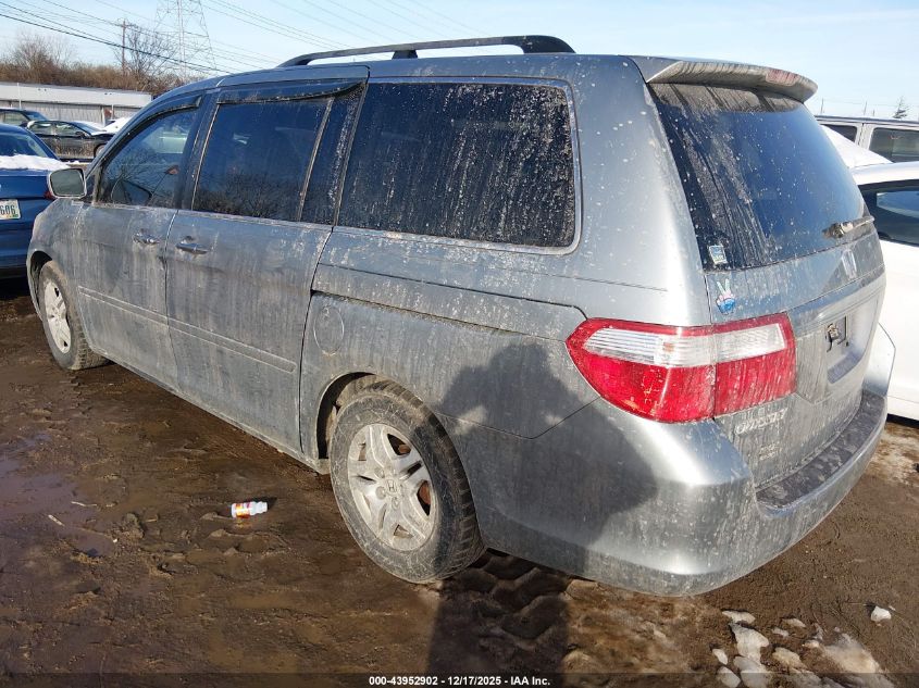 2007 Honda Odyssey Ex-L VIN: 5FNRL38757B118820 Lot: 43952902