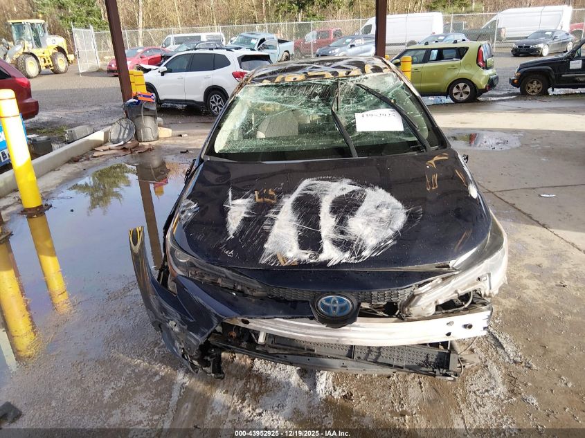 2020 Toyota Corolla Hybrid Le VIN: JTDEBRBE3LJ006578 Lot: 43952925